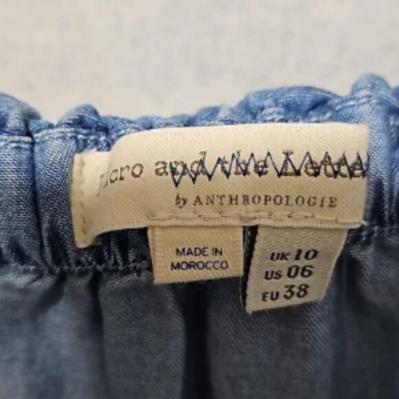 Anthropologie Pilcro and the Letterpress Denim NWT Dress Size 6 - Picture 3 of 5
